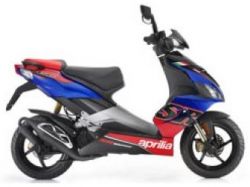 Aprilia SR 50 H2O ie+carb 2004-2009 blauw