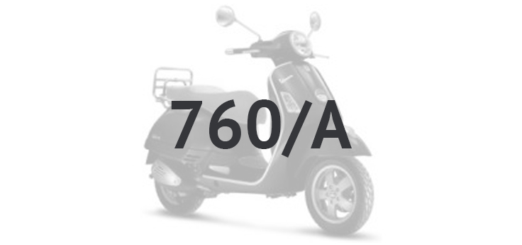 Vespa GTS 250 ie 2005-2009 (met ABS) grey stardust 760/A