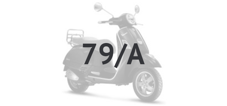 Vespa GTS 250 ie 2005-2009 (met ABS) graphite black 79/A