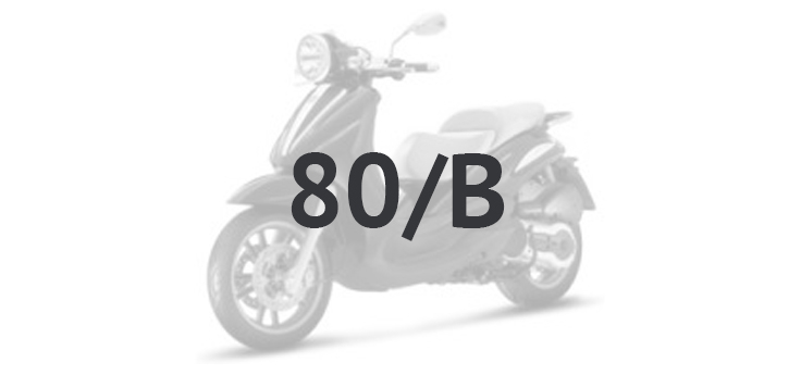 Onderdelen Piaggio Beverly 500 E3 2007-2012 zwart 80/B
