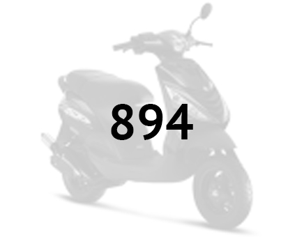 Onderdelen Piaggio Zip 50 SP 2006-2013 rood dragon 894