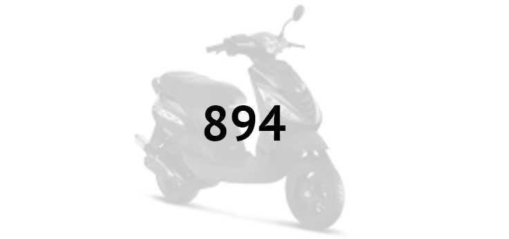 Onderdelen Piaggio Zip 50 SP 2006-2013 rood dragon 894