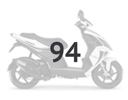 Onderdelen Piaggio NRG Power DD 2007-2017 glanzend zwart 94