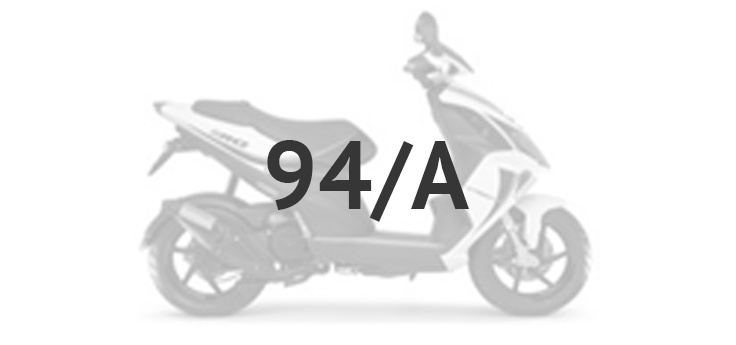 Onderdelen Piaggio NRG Power DD 2007-2017 meteoor zwart 94/A