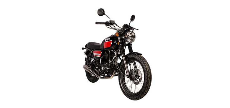 Agm Caferacer Base zwart / rood