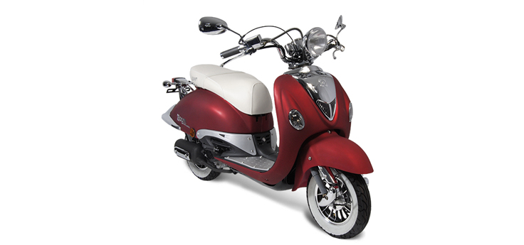 Onderdelen AGM Retro Extra mat rood