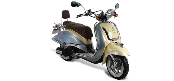 Onderdelen AGM Retro na 2013 blauw creme metallic