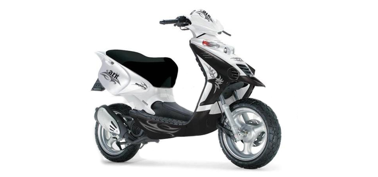 Onderdelen Beta Ark-tribe Ac wit 2009 2-takt