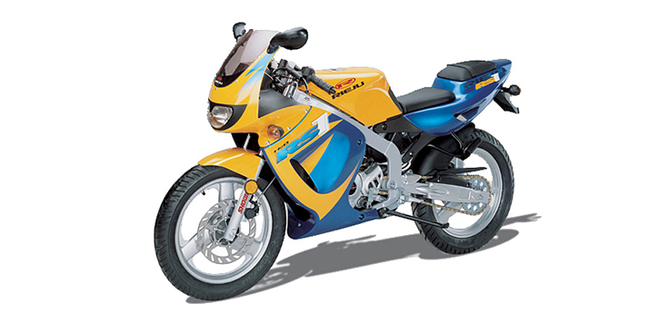 Onderdelen Rieju Rs1 geel- blauw 2001 2-Takt