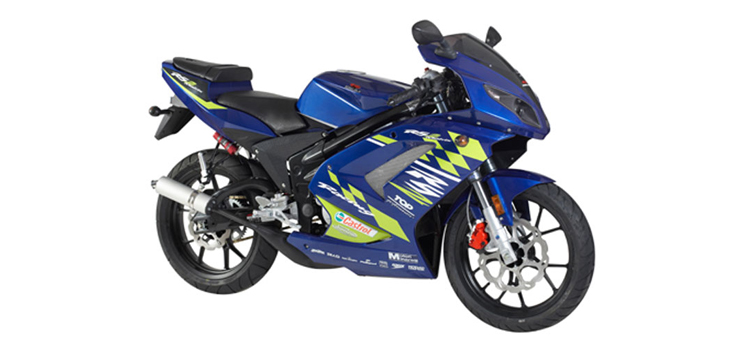 Onderdelen Rieju Rs2 pro blauw 2009 2-takt