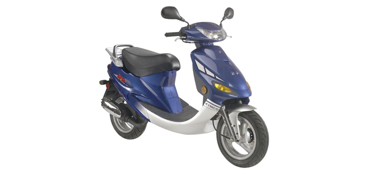 Onderdelen Kymco ZX 2-takt blauw-zilver
