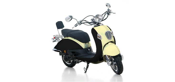 Onderdelen BTC Grande Retro GT1 zwart creme