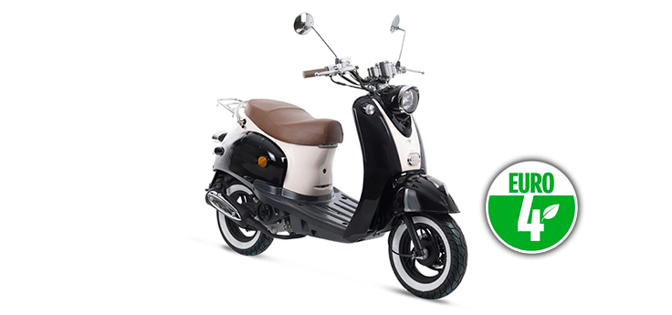 Onderdelen BTC Old Classic Euro4 zwart / crème