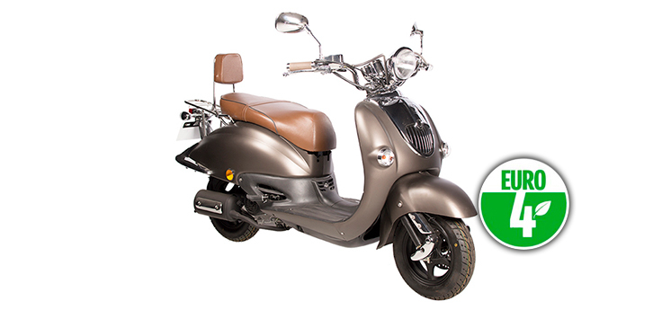 Onderdelen Benzhou Grande retro GT 2 Euro4 titanium goud