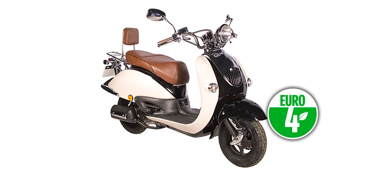 Onderdelen Benzhou Grande retro GT 2 Euro4 zwart/wit