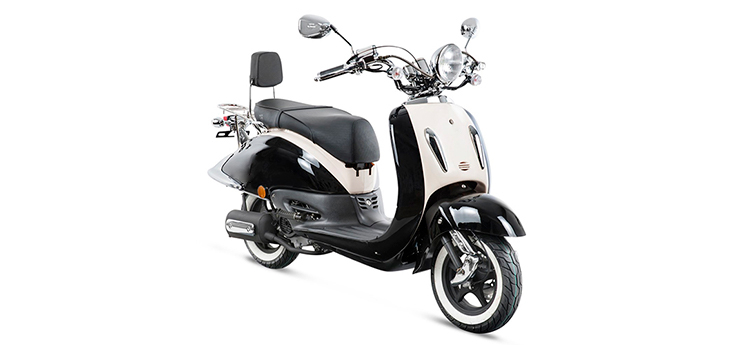 Onderdelen Berini Bella Milano old zwart/ crème-wit Euro4