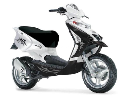 Onderdelen Beta Ark-tribe Ac wit 2009 2-takt
