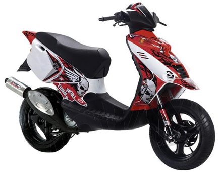 Onderdelen Beta Ark LC skull 2010 2-takt