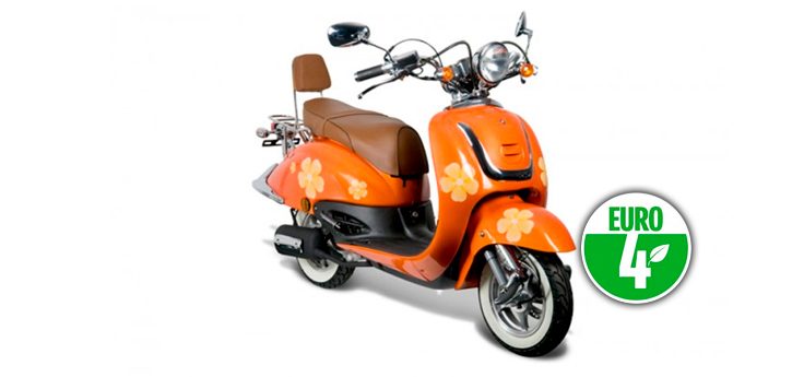 Onderdelen China Grande Retro oranje Euro4