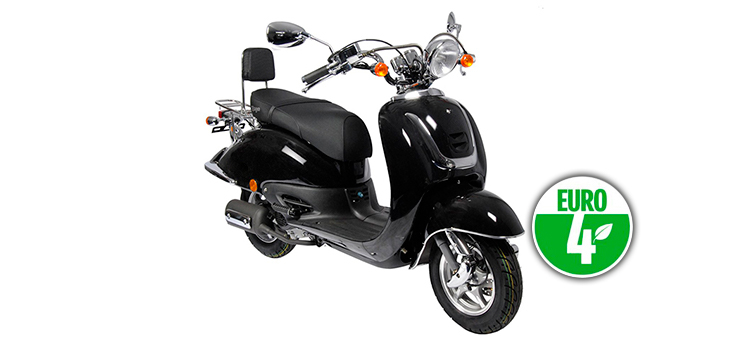 Onderdelen Eagle-Wing Torino zwart Euro4