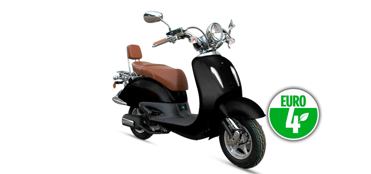 Onderdelen Eagle-Wing Torino old mat zwart Euro4