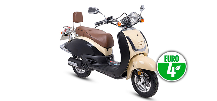 Onderdelen Edwards Tomorrow Grande Retro zwart/ crème Euro4