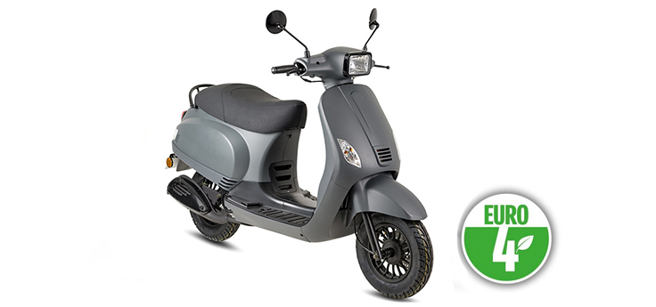 Onderdelen Iva Lux S Euro4 mat jeans blauw