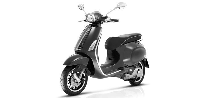 Kappen Vespa Sprint blanco (ongespoten)