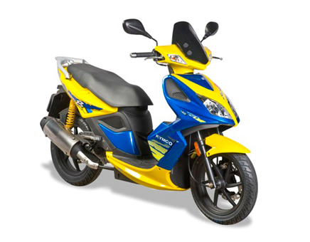 Onderdelen Kymco Super8 4-takt (2007-2009) blauw geel