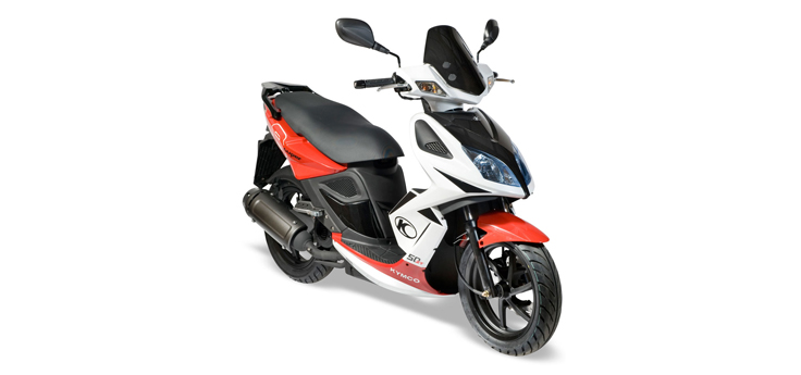 Onderdelen Kymco Super8 4-takt v.a 2009 wit