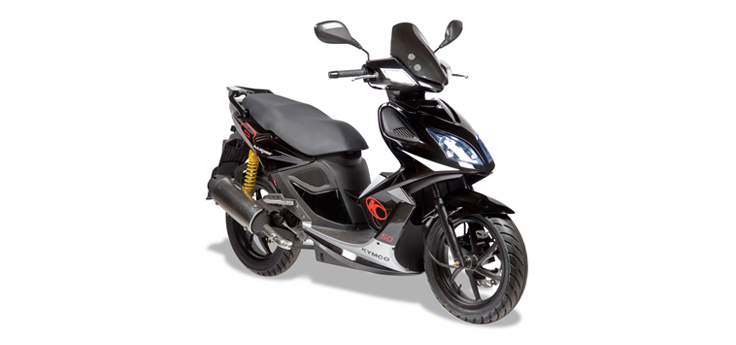 Onderdelen Kymco Super8 4-takt v.a 2009 zwart