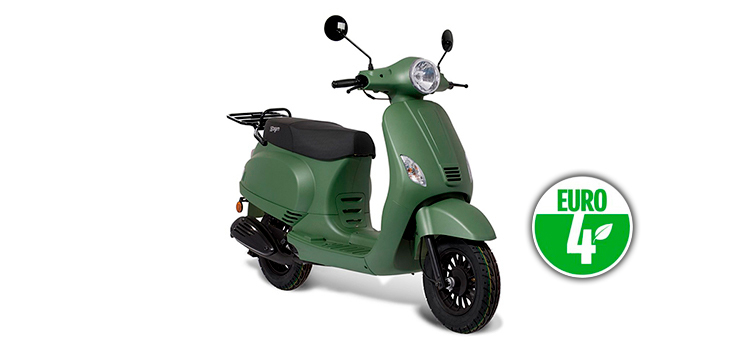 Onderdelen Momo Morino Euro4 mat groen