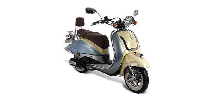Onderdelen AGM Retro na 2013 blauw creme metallic