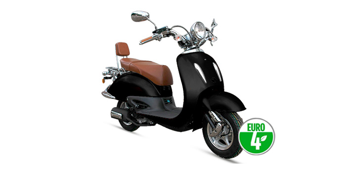 Onderdelen Berini Bella Milano old mat zwart Euro4