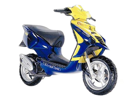 Onderdelen Beta Ark-k Ac geel-blauw 2-takt
