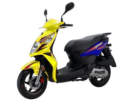 Sym Orbit II (Y108C BU289) yellow blue