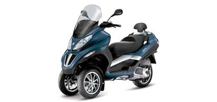 Onderdelen Piaggio MP3 300 LT Sport 2009-2014 blauw midnight 222/A