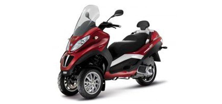 Onderdelen Piaggio MP3 300 LT Sport 2009-2014 rood antares 849/A