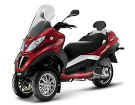 Onderdelen Piaggio MP3 300 LT Sport 2009-2014 rood antares 849/A