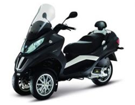 Onderdelen Piaggio MP3 300 LT Sport 2009-2014 zwart competition 98/A