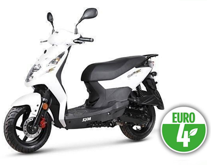 Sym Orbit II Euro 4 White