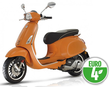 Onderdelen Vespa Sprint 4-takt 3V (euro4 injectie IGET) orange 890/A