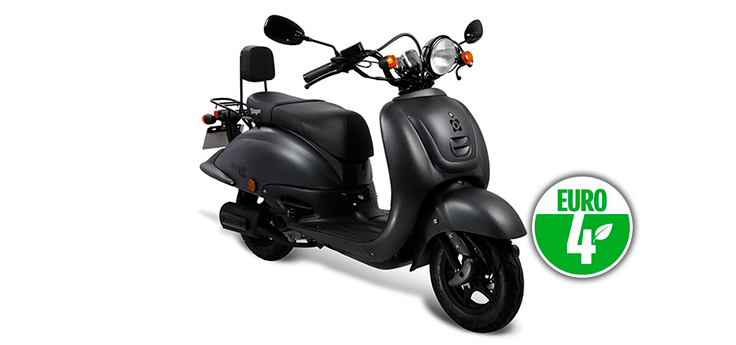 Onderdelen AGM Retro black edition mat antraciet Euro4