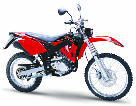 Onderdelen Rieju MRX 125 rood 2005 4-Takt