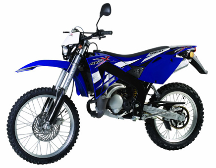 Onderdelen Rieju MRX 125 blauw 2005 4-Takt