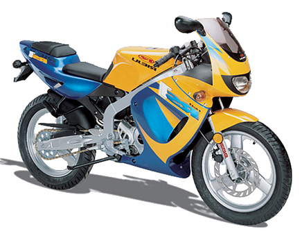 Onderdelen Rieju Rs1 geel- blauw 2001 2-Takt