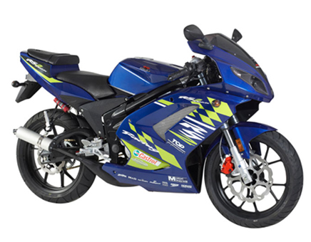 Onderdelen Rieju Rs2 pro blauw 2009 2-takt