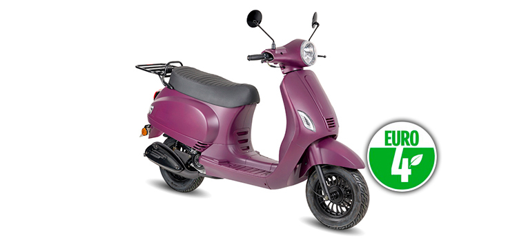 Onderdelen Santini Capri Euro4 mat paars