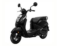 Sym Mio 50i E5 Matt Black (BK007U/BK001C)