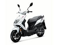 Sym Orbit III Euro 5 Dutch White (WH-006)